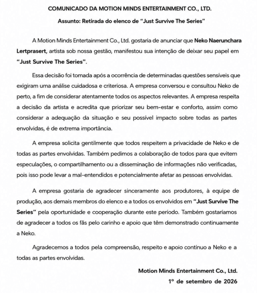 Captura-de-Tela-2026-09-01-as-09.30.07-899x1024 Neko deixa elenco de Just Survive em meio a polêmica envolvendo diretora