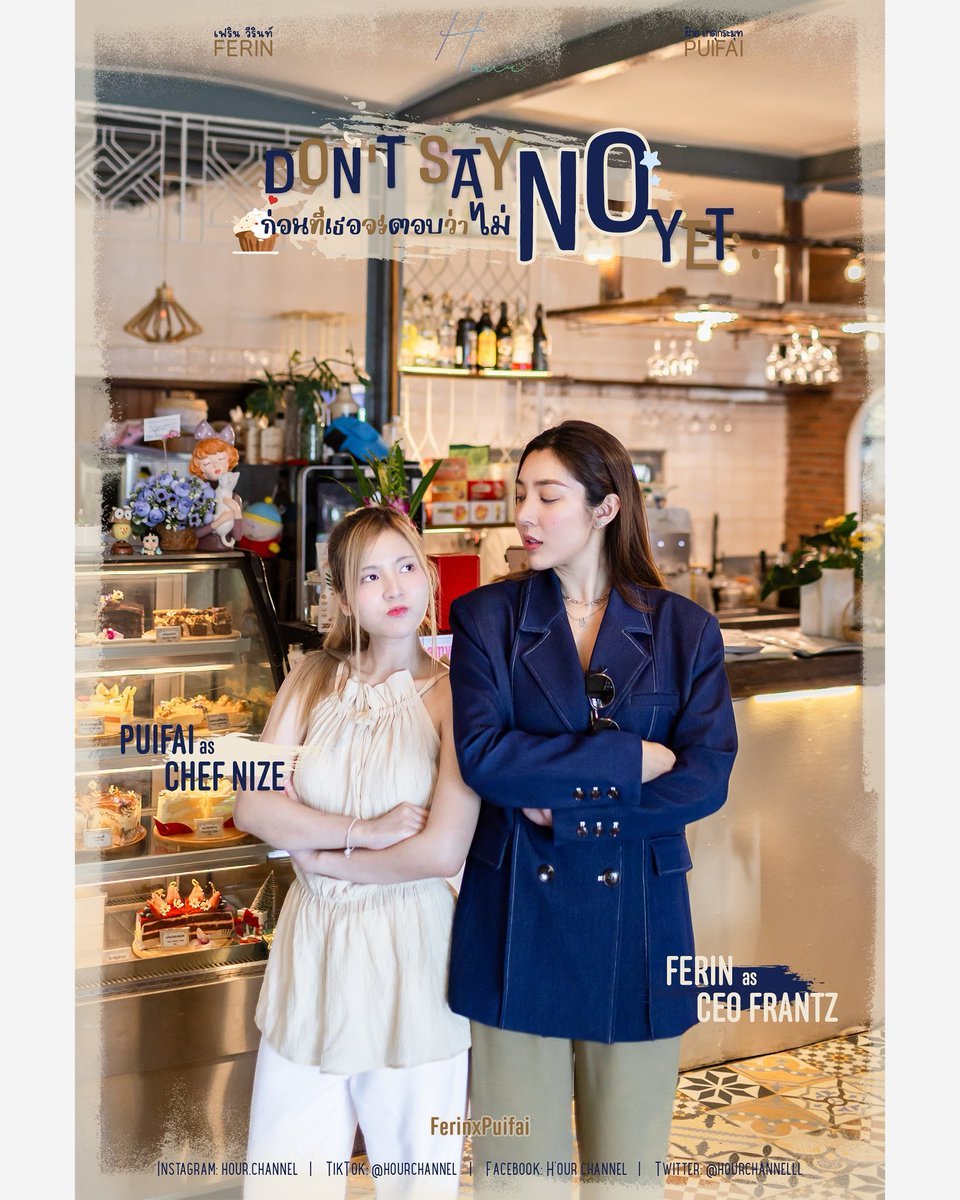 Dont-Say-No-Yet-—-divulgacao-oficial-Hour-Channel Don’t Say “No” Yet: CEO tenta contratar confeiteira e encontra um romance em GL tailandês